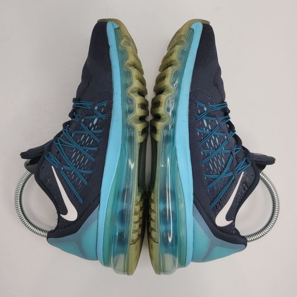 Nike Air Max Women's Running Trainer Sneakers Shoes Blue 698903-404 US Size 7 - Picture 6 of 8